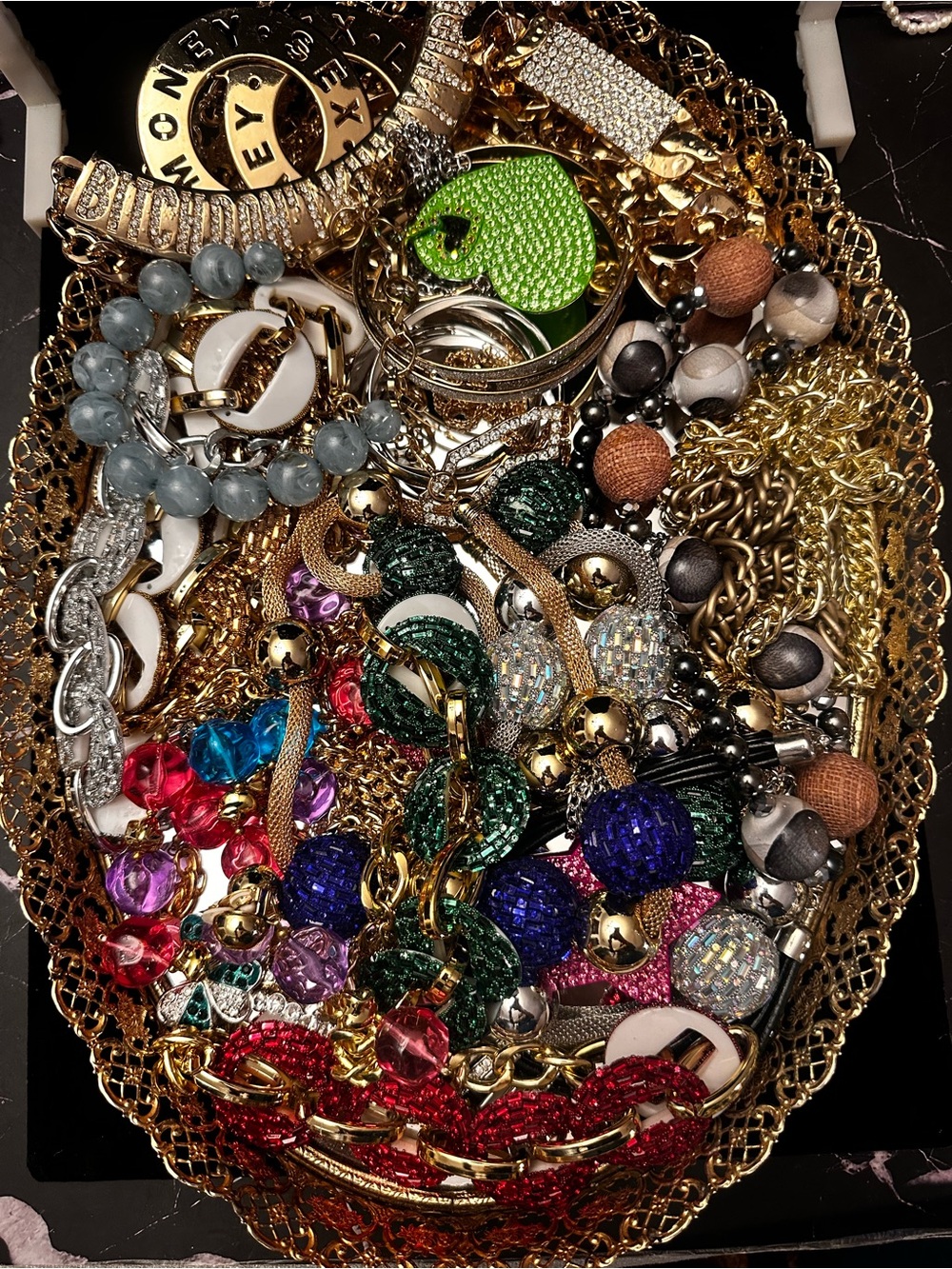 4 lbs Resellers Bundle of Assorted WEARABLE Jewelry 30pcs
